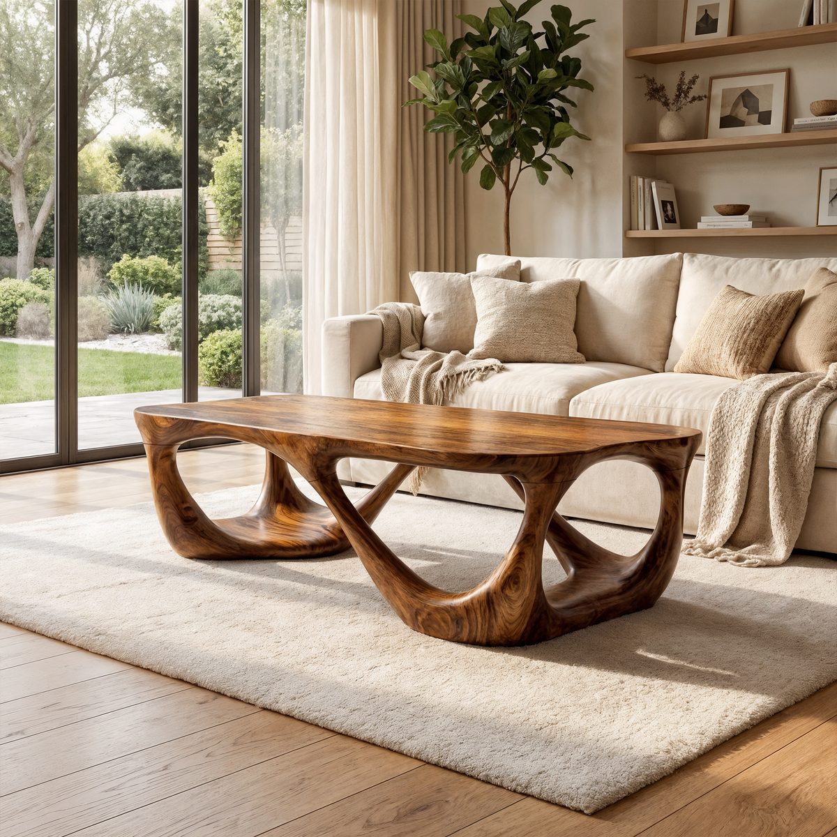 Mid Century Coffee Table Accent Living Room SINLKICF161