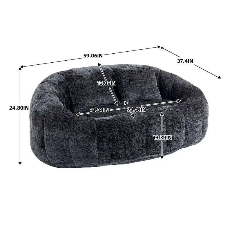 Adult Bean Bag Chair - 43 L x 35 W x 31 H