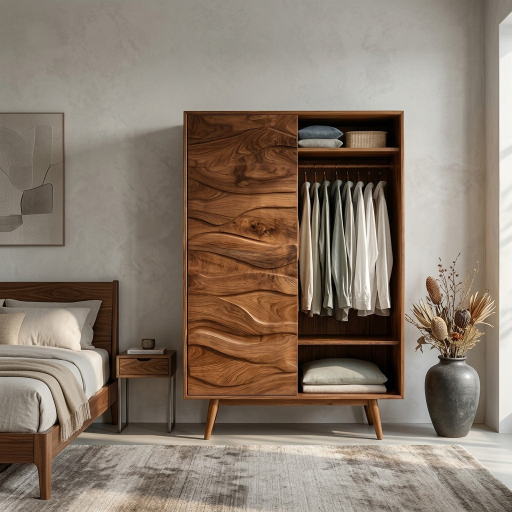 Artistic Sculptural Wardrobe For Bedroom Decor Interior RTTHHNWRE003