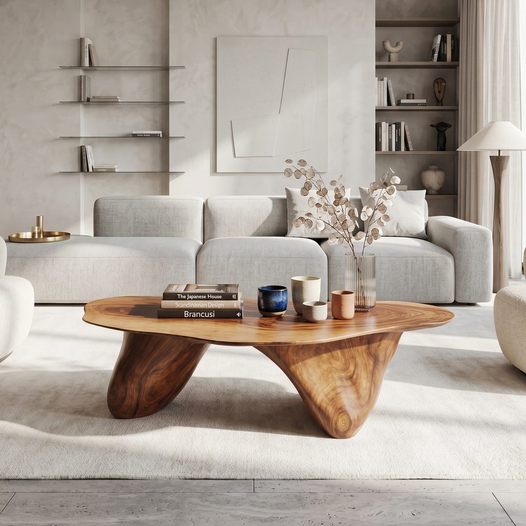Handcrafted Low Table For Sophisticated Interiors SILDTTNCF013
