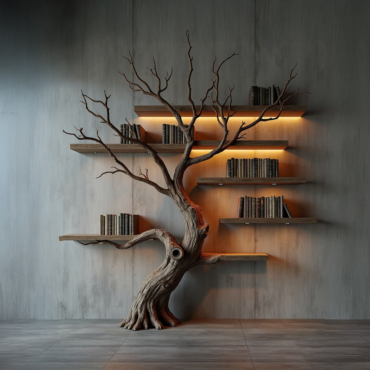 Hancrafted Wooden Shelf Floating Shelf Housewarming Gift SINLTB127
