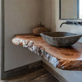 Handcrafted Counter Bathroom Vanity Shelf SILDTBRV046