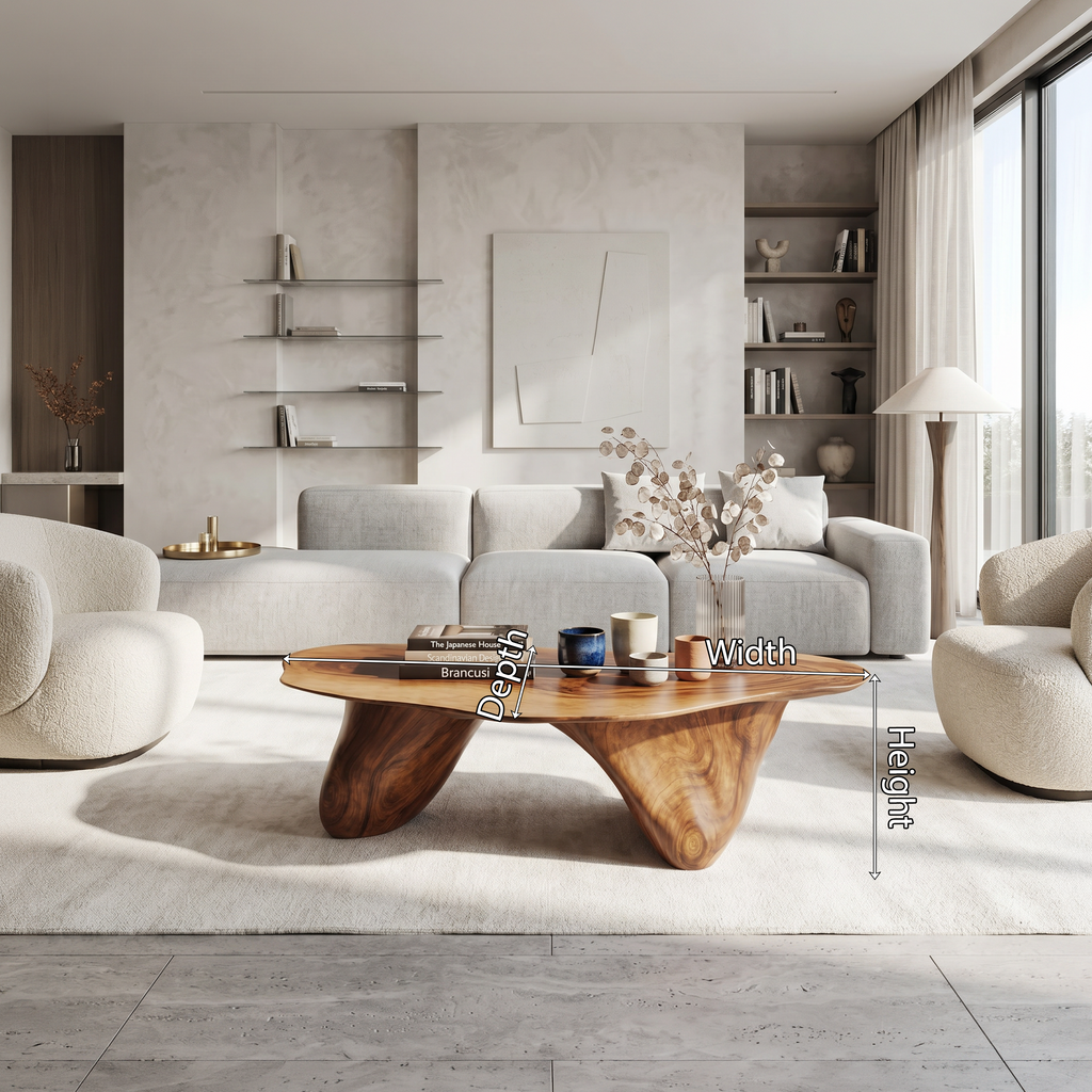 Handcrafted Low Table For Sophisticated Interiors SILDTTNCF013