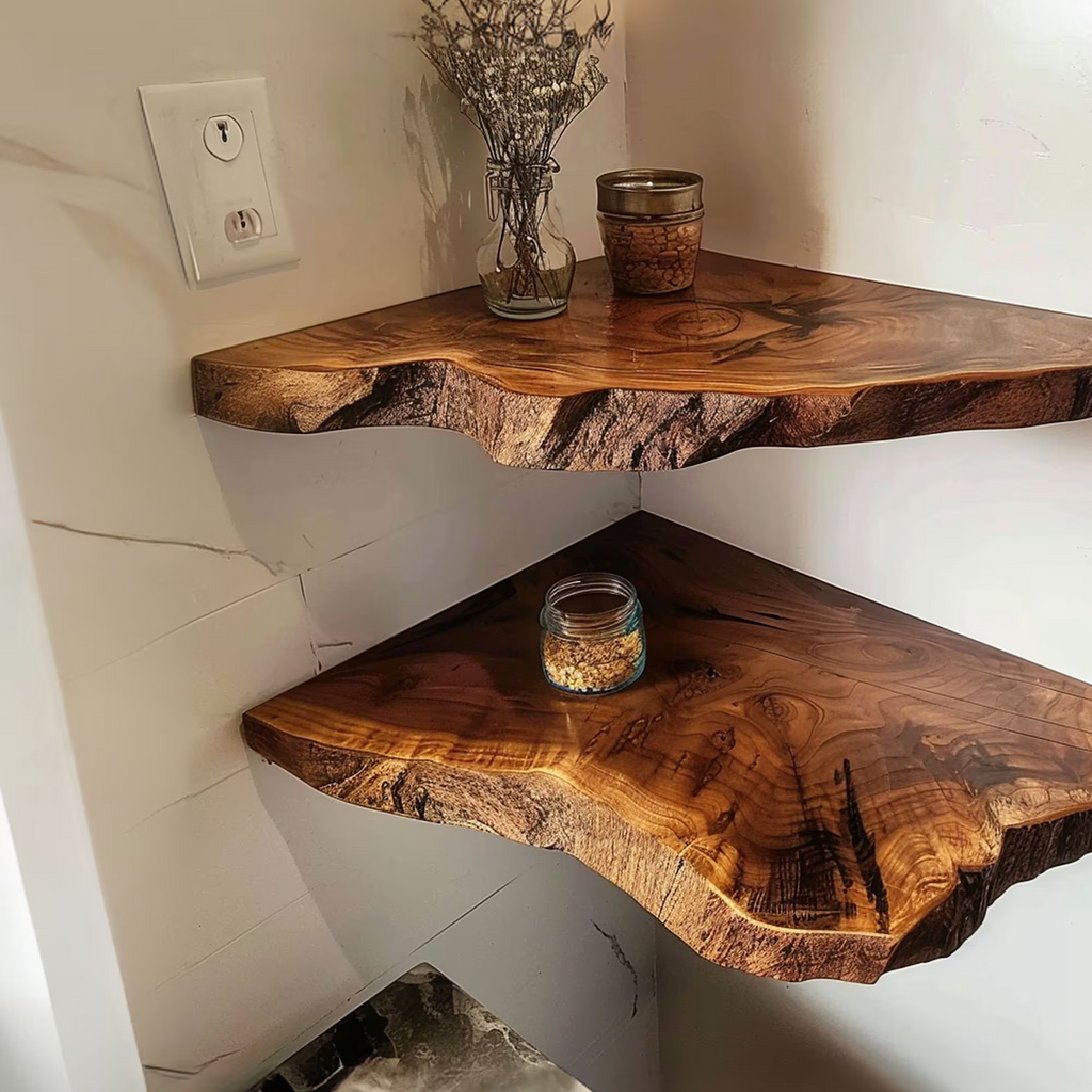 Floating Corner Shelves Decorations SINLCN001