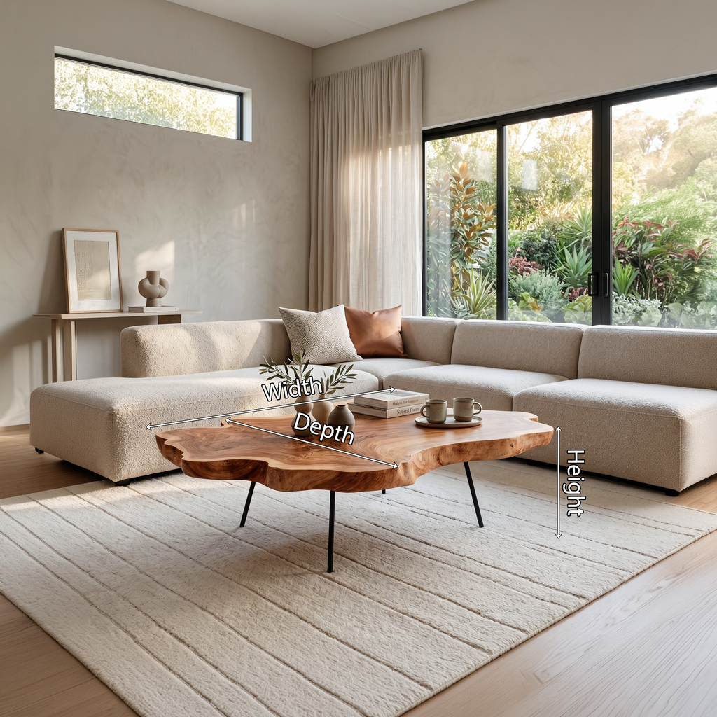 Mid Century Coffee Table For Elegant Room Setting SILDTTNCF024