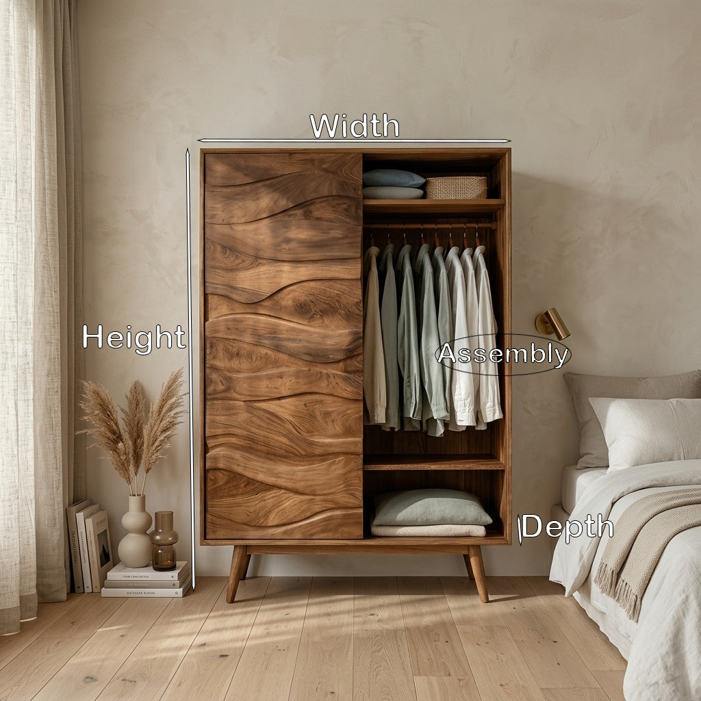 Artistic Sculptural Wardrobe For Bedroom Decor Interior RTTHHNWRE003