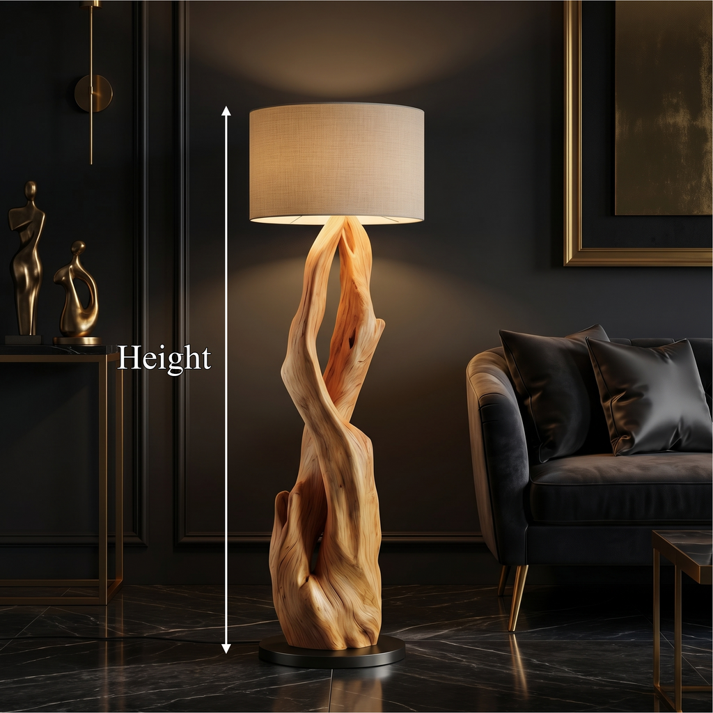 Luxury Organic Modern Sculptural Floor Lamp For Bedroom And Corner SINLSAFLP061