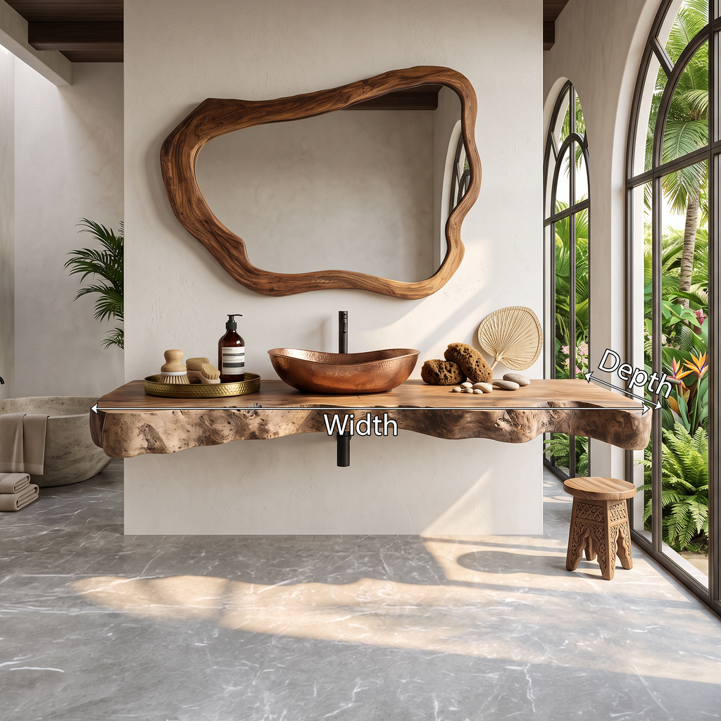 Farmhouse Style Vanity For Bathroom SILDTTRBAS023