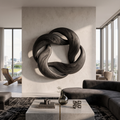 Abstract Circular Loop Wall Art For Living Room And Office SINLKIWA165
