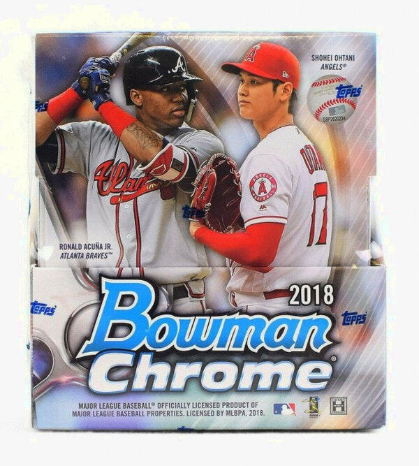 2018 Bowman Chrome Baseball Sealed Hobby Box