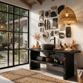 Farmhouse Branch Bathroom Vanity Freestanding Sink Console SINLHABRV332