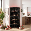 Handcrafted Xmas Corner Wine Cabinet Dining Room SILDTTRBCA035