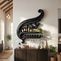 Farmhouse Wine Bottle Holder For Kitchen SILDTTRWH115