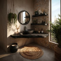 Coastal Wall Mounted Vanity Ocean View Home SILDTTRBRV183