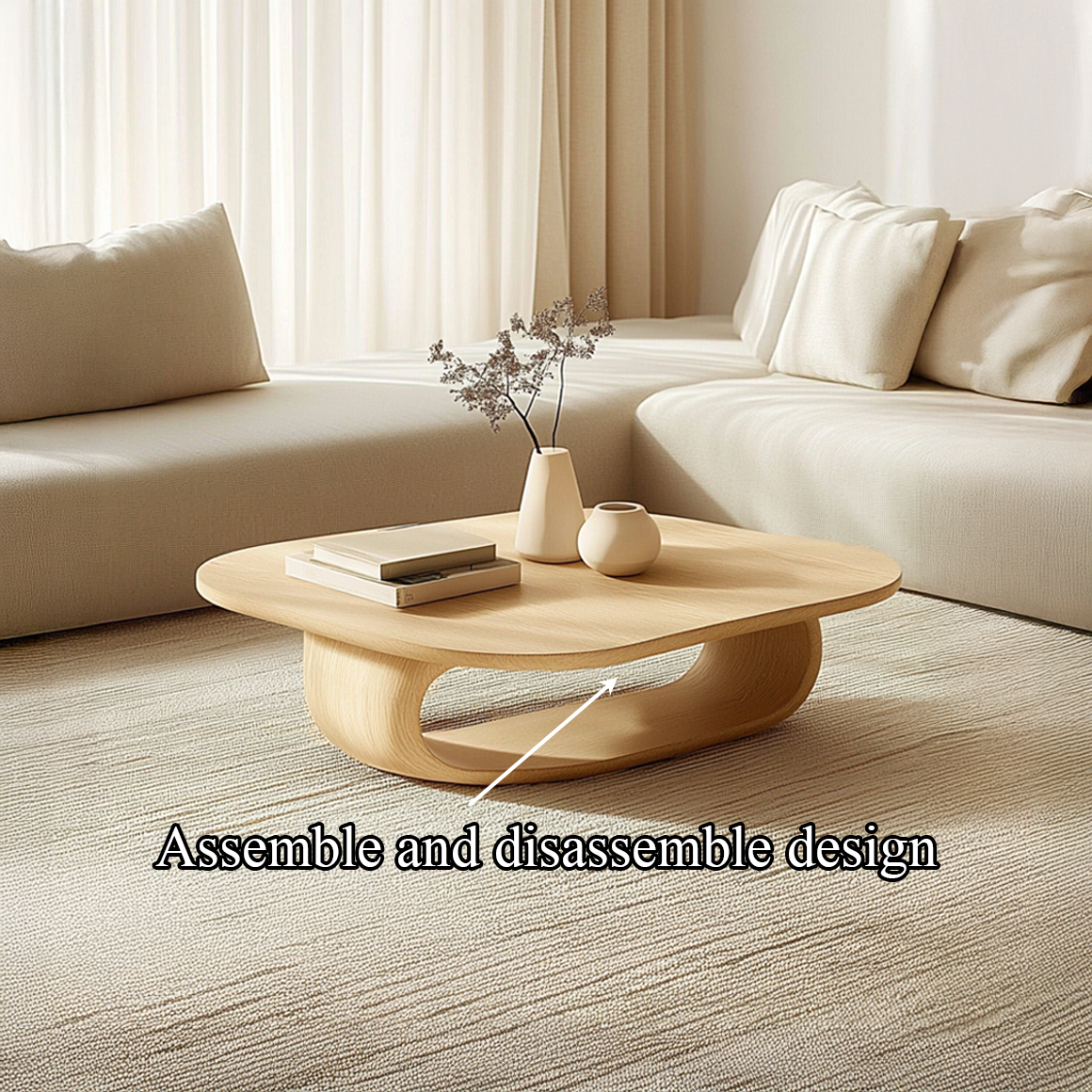 Mid Century Coffee Table Living Room Style SINLSACF152