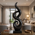 Abstract Wooden Sculpture For Coastal Beach House Decor SILDTTRAS023
