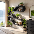 Japandi Wooden Wall Mounted Shelves for Bathroom SILDTTRWMS062