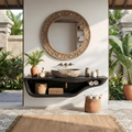 Handcrafted Live Edge Vanity For Custom Bathrooms SILDTTNBAS005