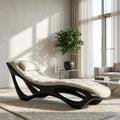 Artistic Natural Wood Lounge Chair For Relaxing Space RTTHHNSFA034