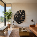 Large Wooden Tropical Leaf Bookshelf For Living Room RTTHTTBS084