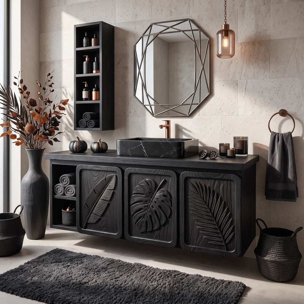 Handcrafted Organic Modern Bathroom Vanity Boutique Hotel SILDTTRBRV238