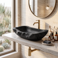 Farmhouse Rustic Wooden Vessel Sink For Home Bathroom SILDTTNVS027
