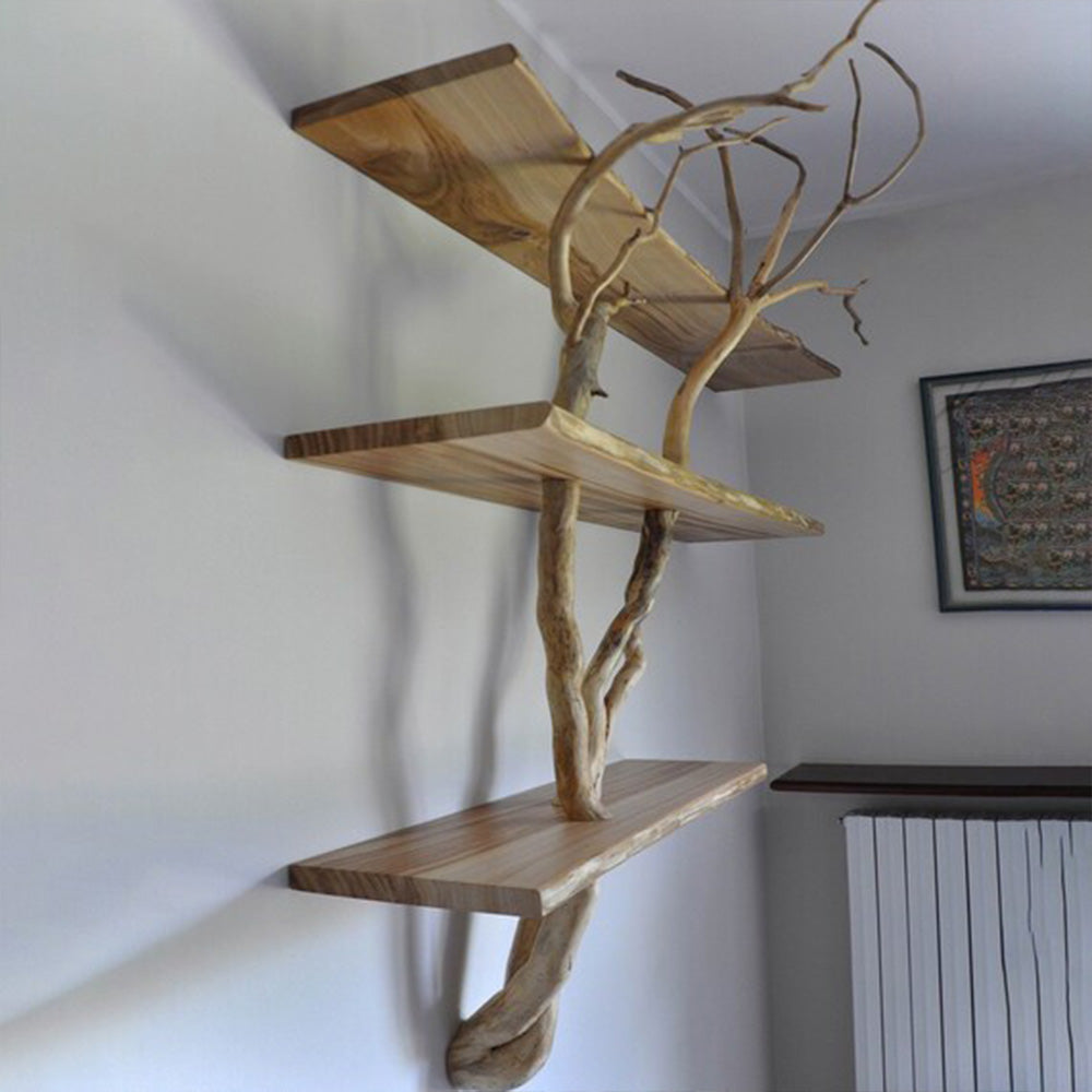 Floating Shelves Tree Branch Shelf Bookcase Art SINLTB026