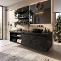 Contemporary Christmas Storage Bathroom Vanity Master Ensuite SILDTTRBRV239