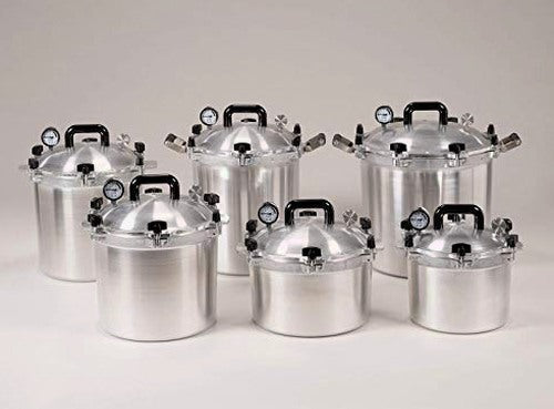 All American Pressure Cooker And Canner, 30 qt, Silver - 930