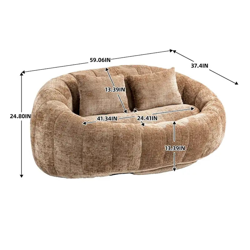 Adult Bean Bag Chair - 43 L x 35 W x 31 H
