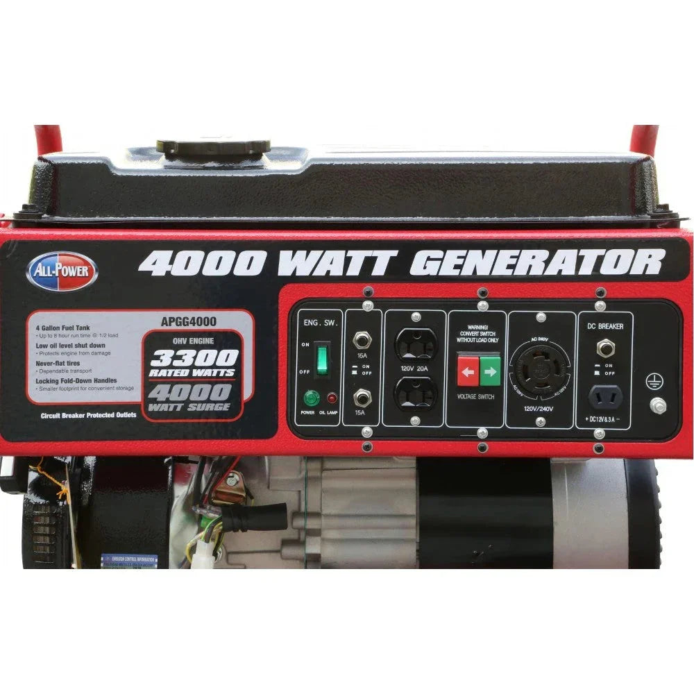 All Power America 4000 Watt Portable Generator - APGG4000