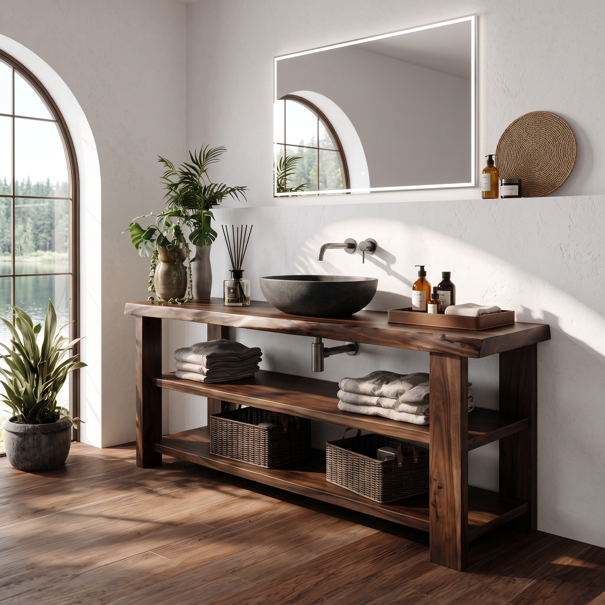 Farmhouse Vanity With Storage For Bathroom Decor Ideas SILDTTRBRV041