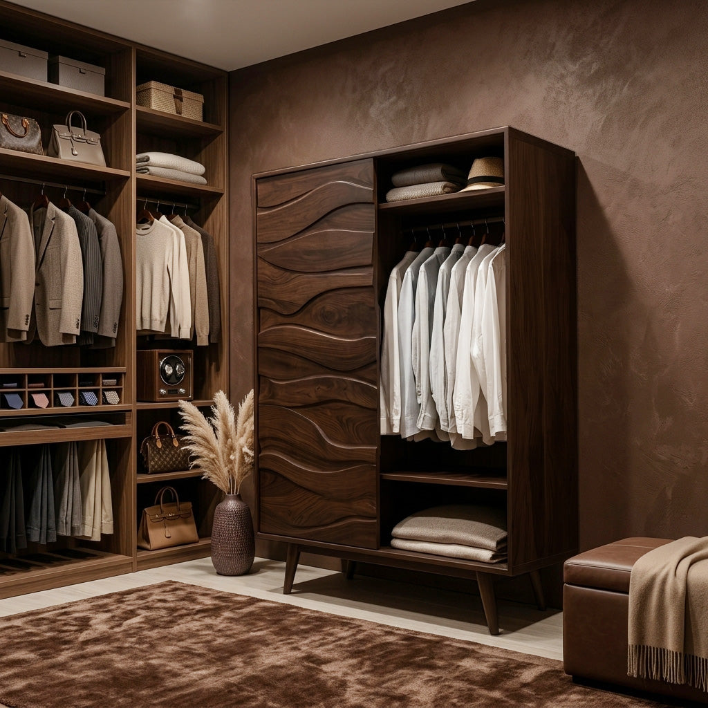 Artistic Sculptural Wardrobe For Bedroom Decor Interior RTTHHNWRE003