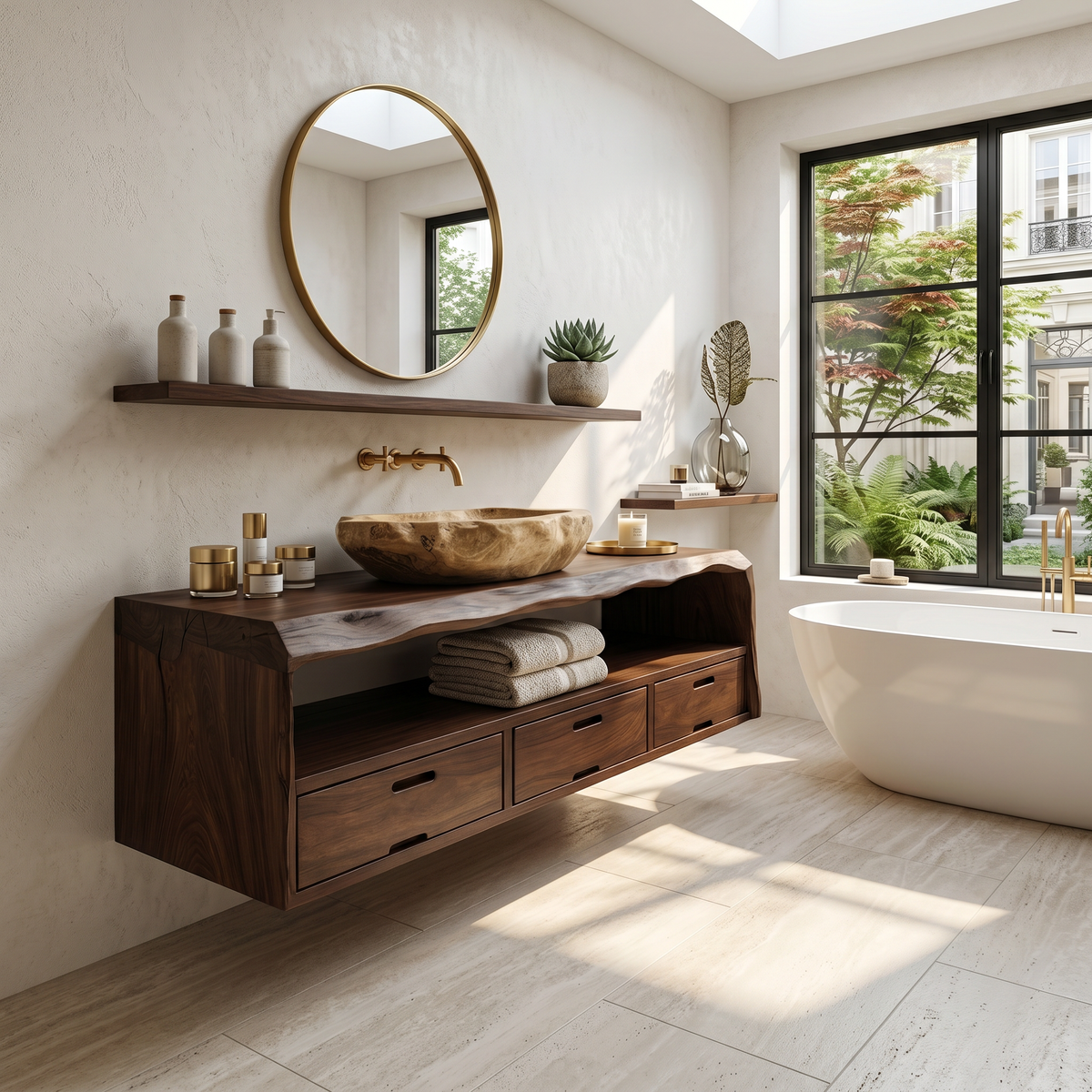 Farmhouse Floating Vanity For Bathroom Storage Ideas SILDTTRBRV023
