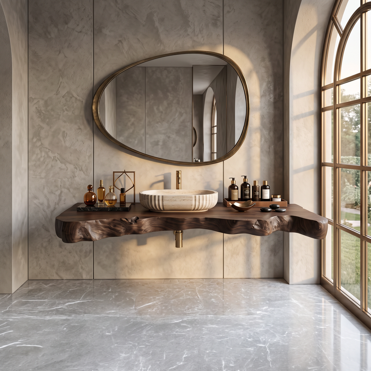 Farmhouse Style Vanity For Bathroom SILDTTRBAS023