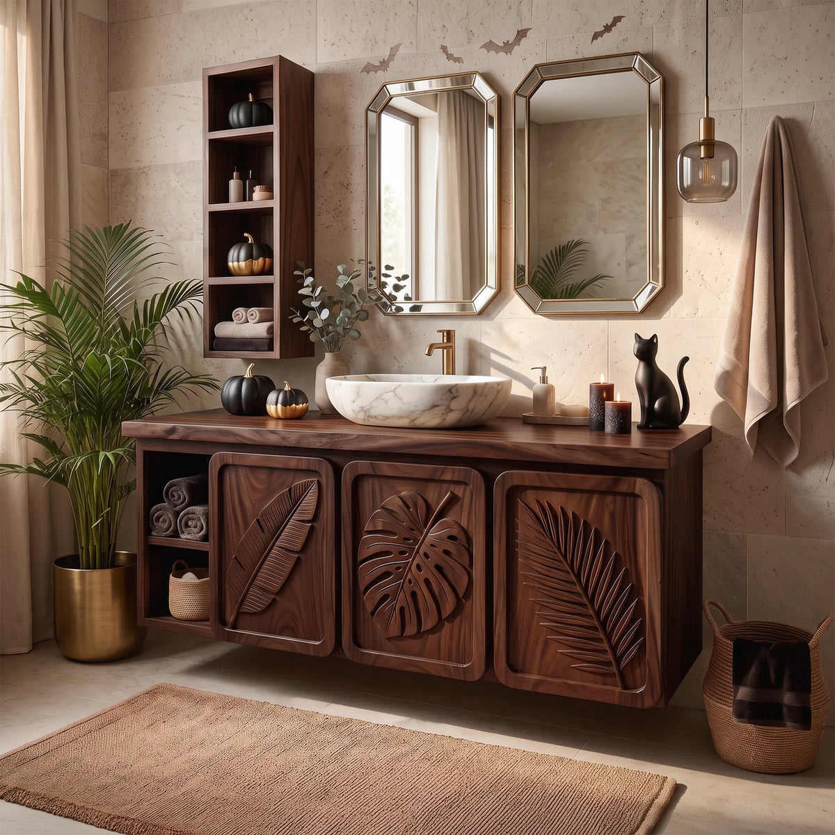 Handcrafted Organic Modern Bathroom Vanity Boutique Hotel SILDTTRBRV238