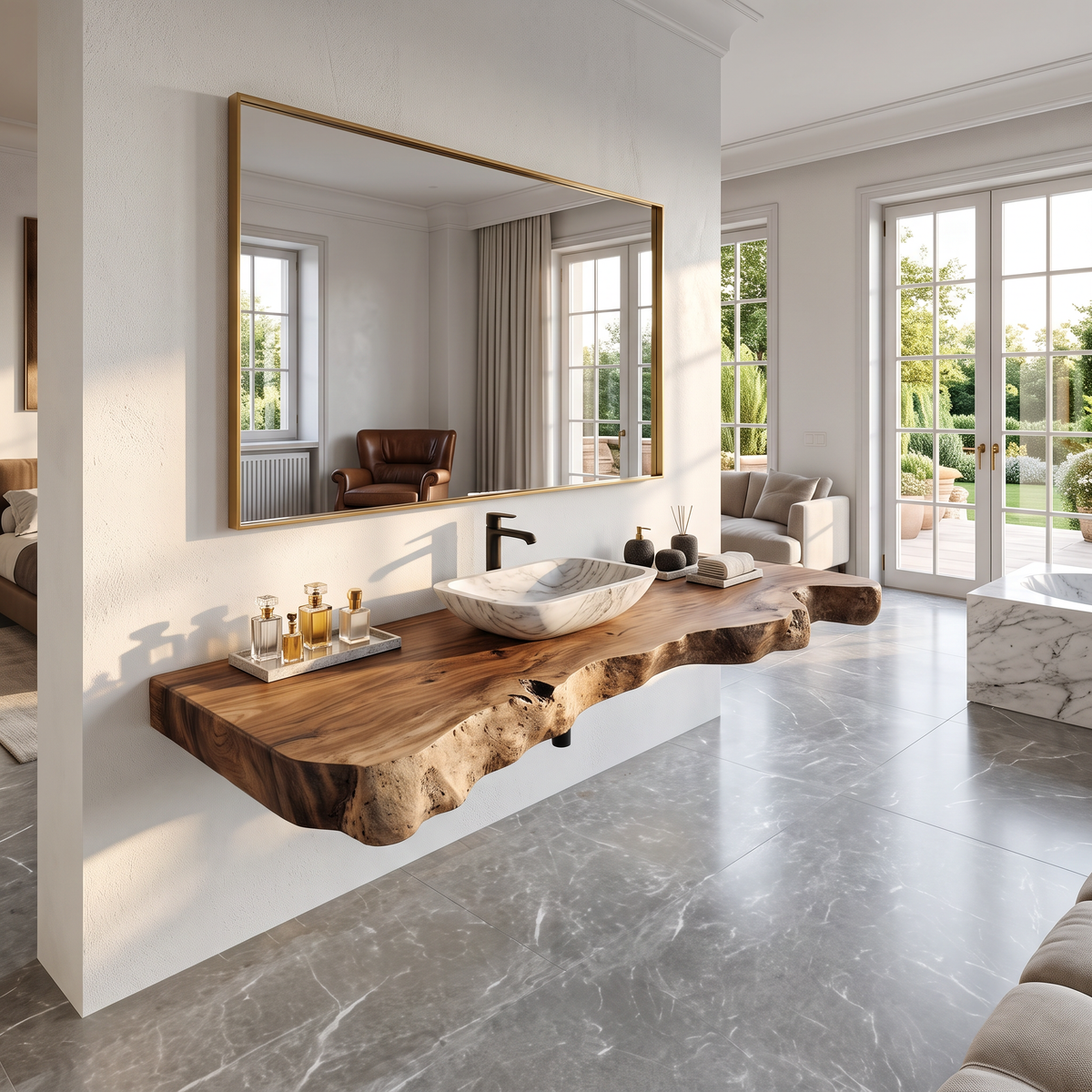 Farmhouse Style Vanity For Bathroom SILDTTRBAS023