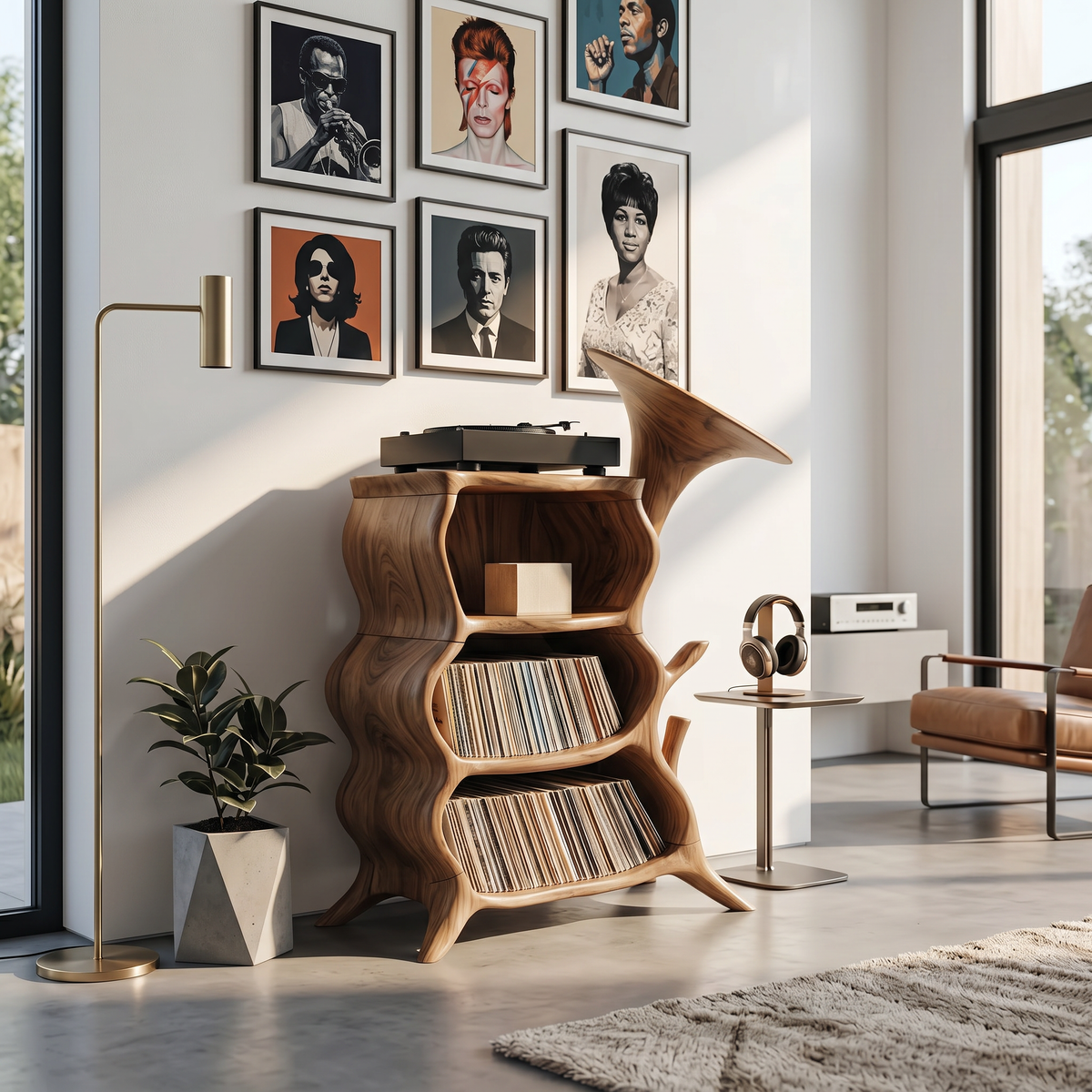 Handcrafted Wooden Media Console For Furniture Decor SILDTTRRPT015