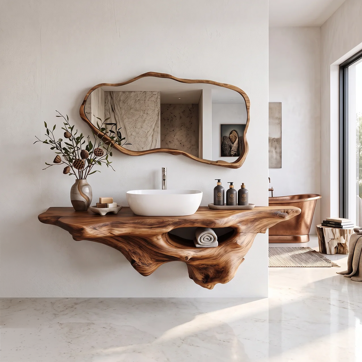 Farmhouse Bathroom Vanity For Renovation SILDTTRBAS002