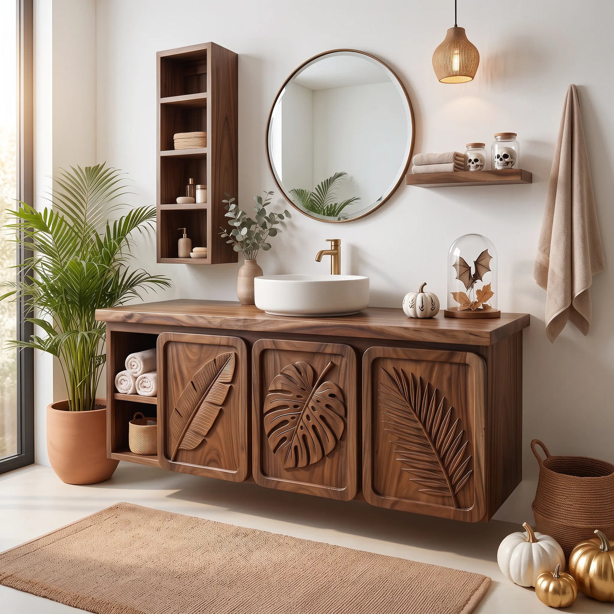 Handcrafted Organic Modern Bathroom Vanity Boutique Hotel SILDTTRBRV238