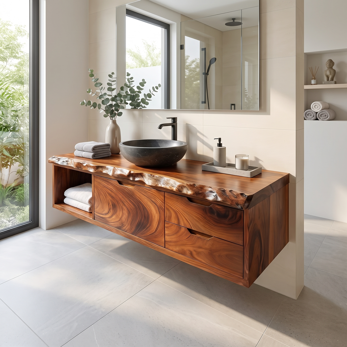 Luxury Floating Bathroom Vanity Primary Bathroom SILDTTRBRV188