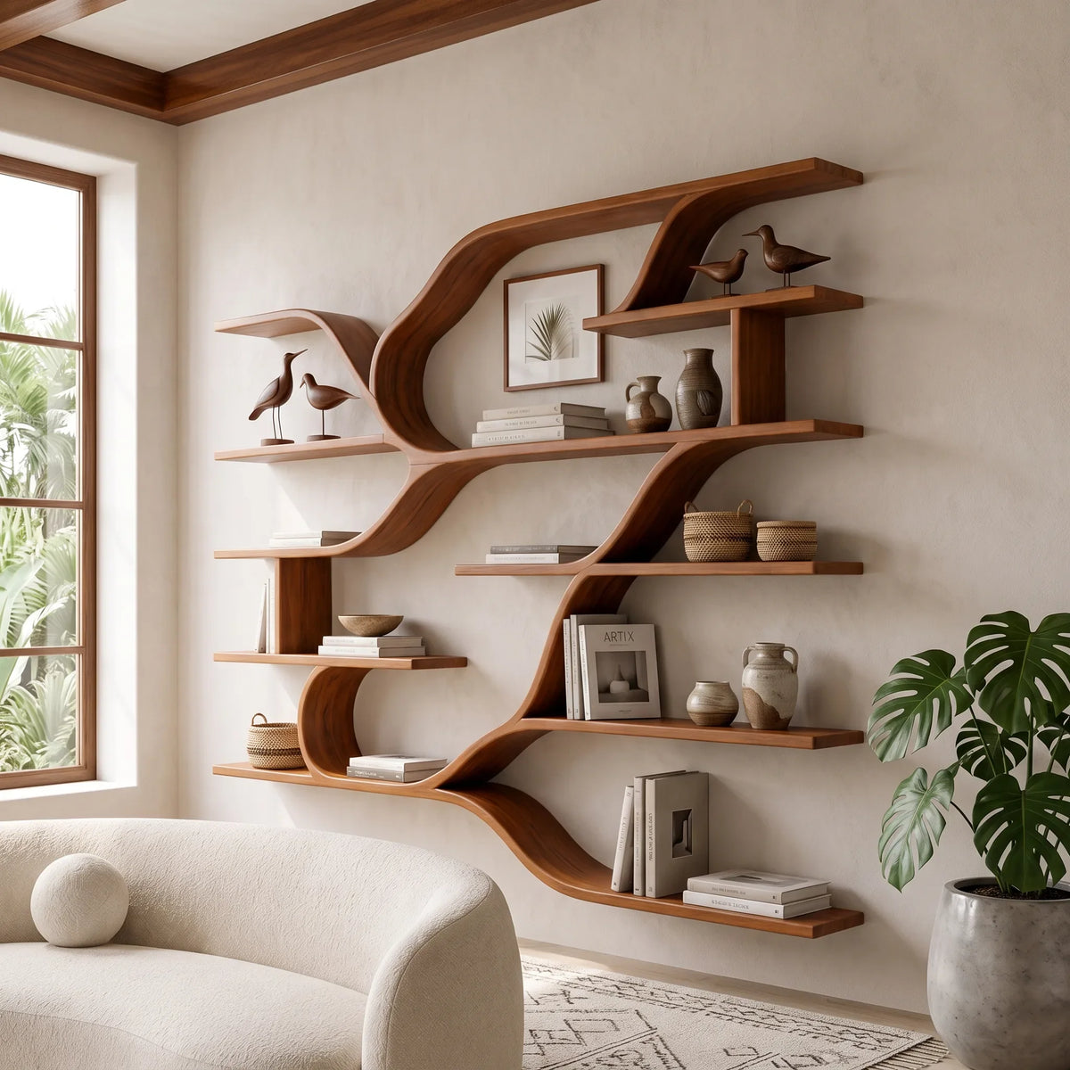 Farmhouse Floating Wood Shelves for Kitchen SILDTTRWMS075
