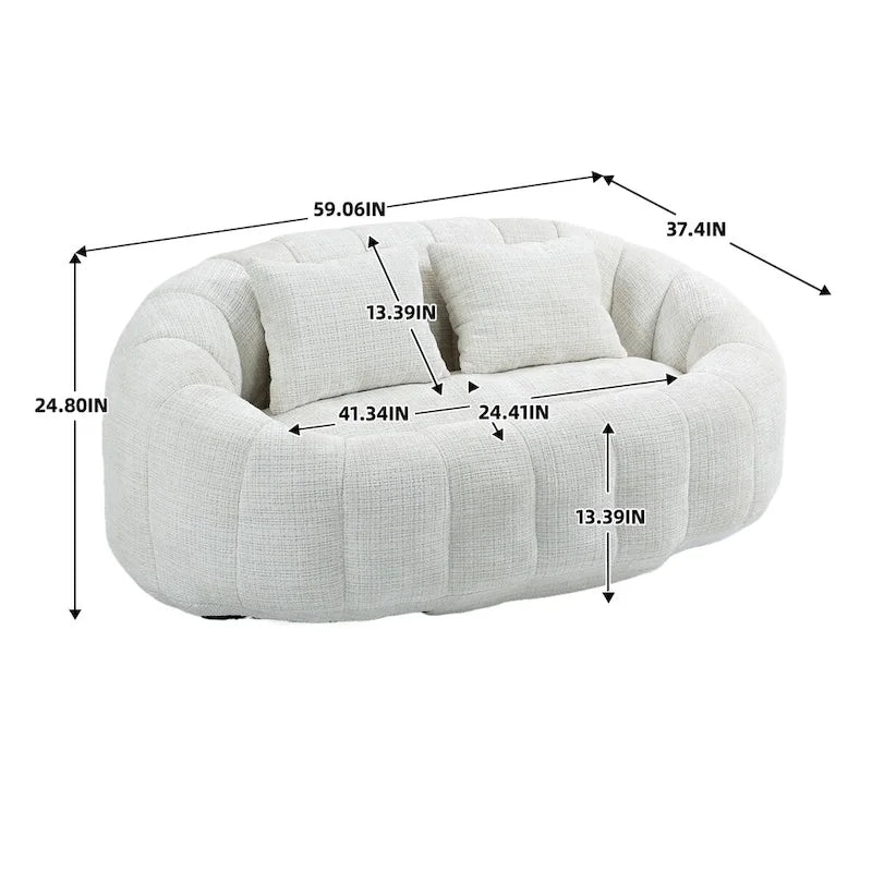 Adult Bean Bag Chair - 43 L x 35 W x 31 H
