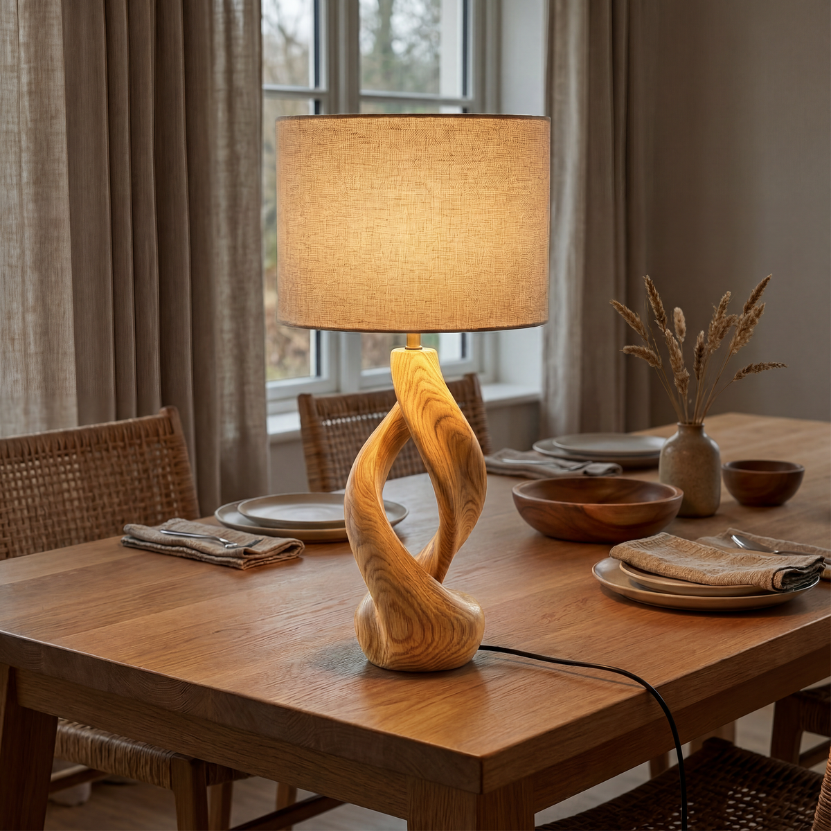 Boho Accent Table Lamp Bedroom Living Room Corner Space SILDTTRLAM044