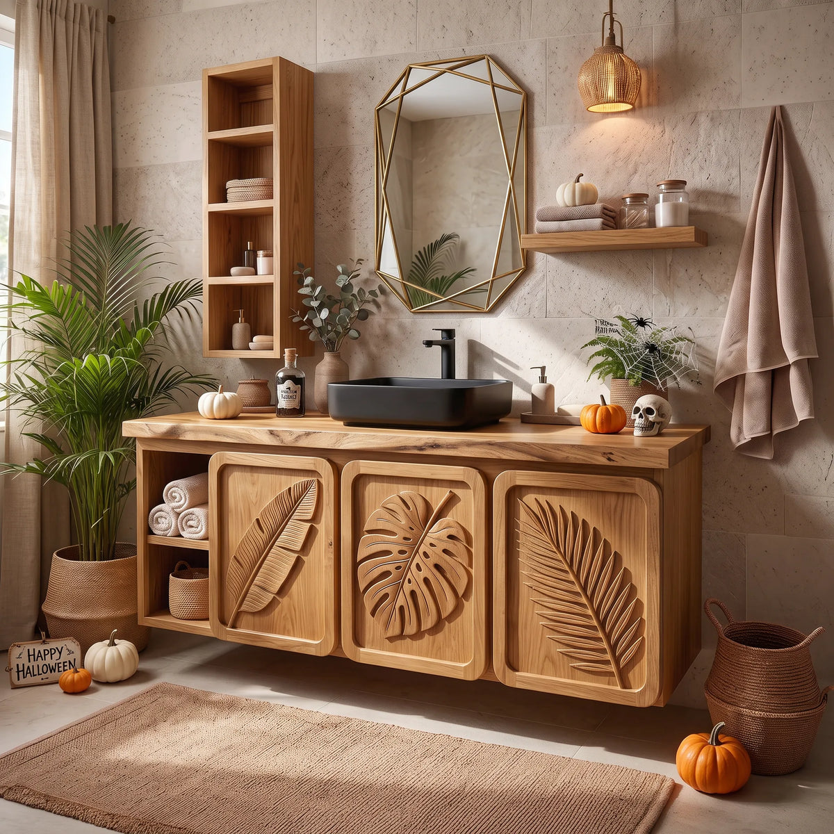 Handcrafted Organic Modern Bathroom Vanity Boutique Hotel SILDTTRBRV238