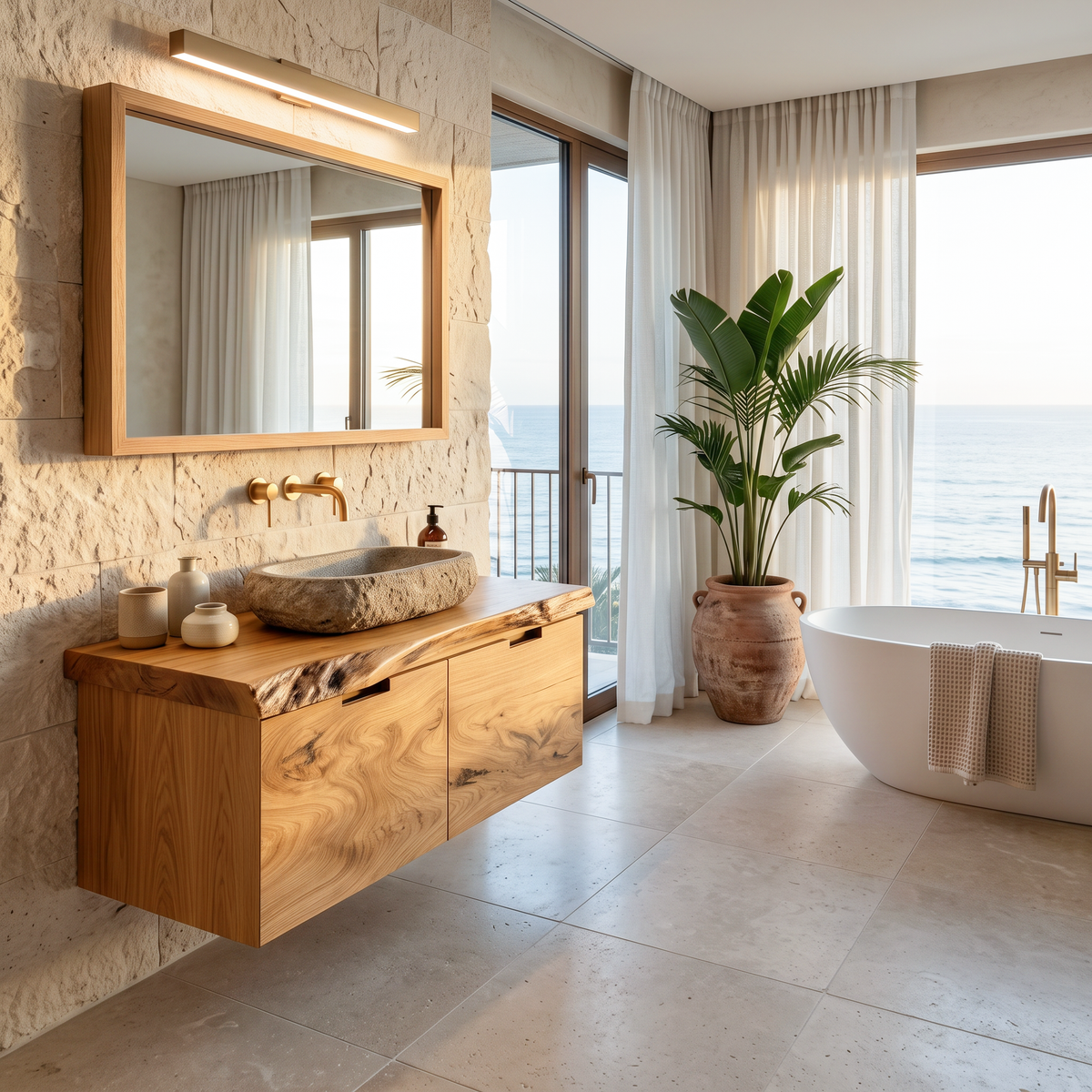 Contemporary Floating Bathroom Vanity For Bathroom RTTHTTBRV004
