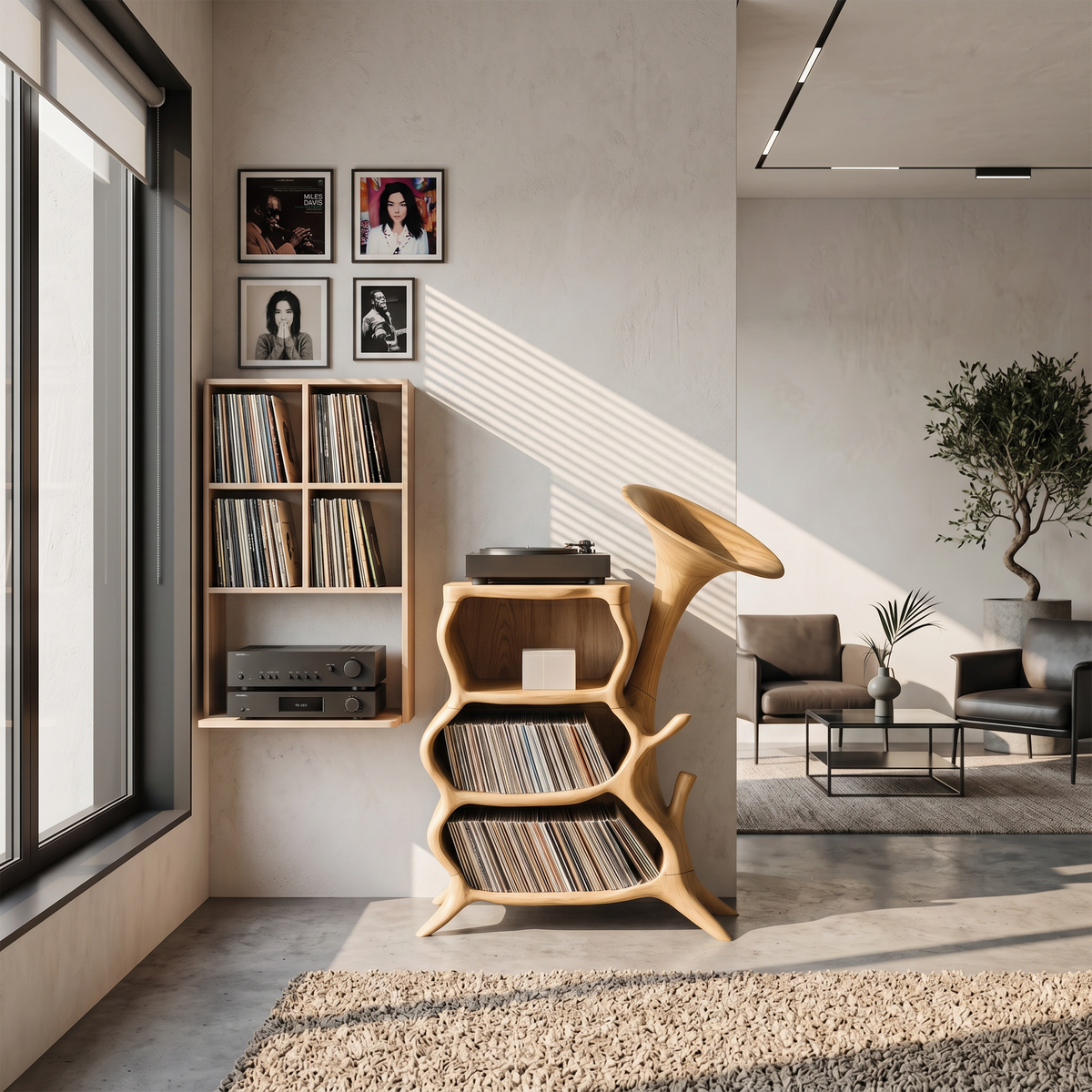 Handcrafted Wooden Media Console For Furniture Decor SILDTTRRPT015