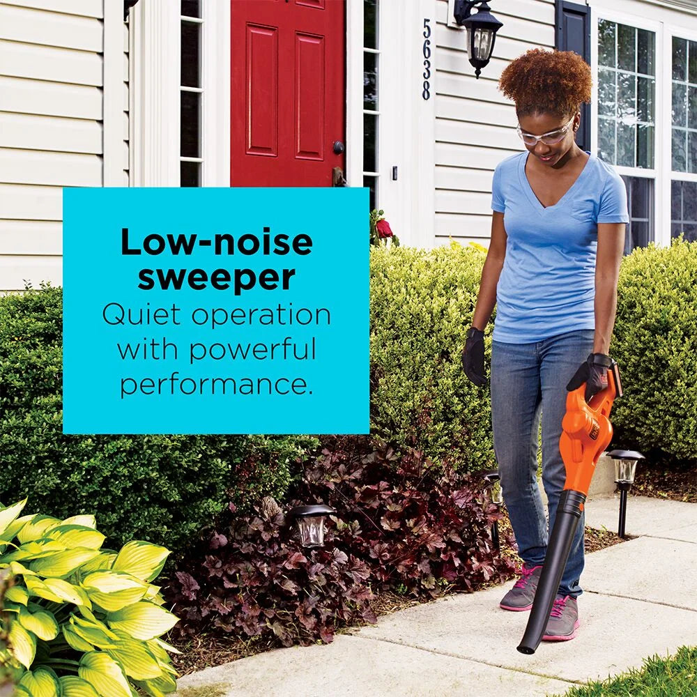 BLACK+DECKER 20V MAX Lithium 10 In. String Trimmer/Edger And Hard Surface Sweeper Combo Kit - LCC221