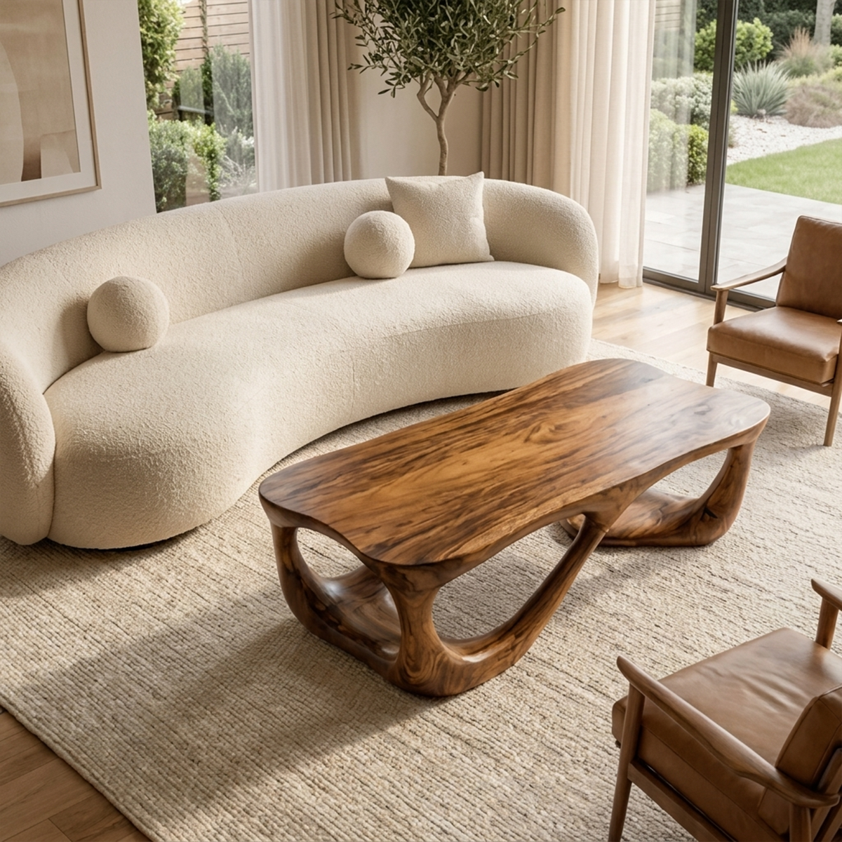 Mid Century Coffee Table Accent Living Room SINLKICF161