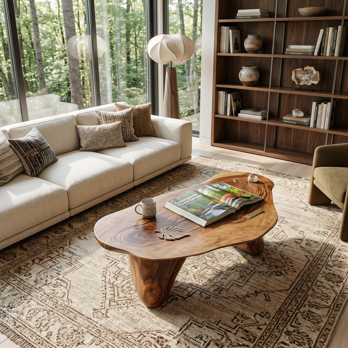 Handcrafted Low Table For Sophisticated Interiors SILDTTNCF013